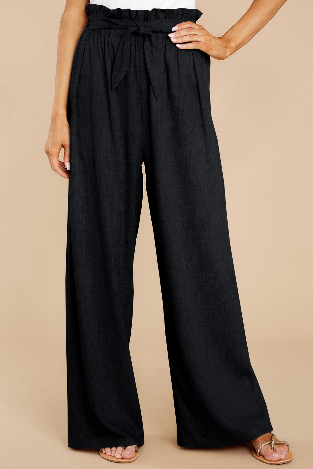 Pantalon Ample Femme Grande Taille Bleu Clair - vue 1