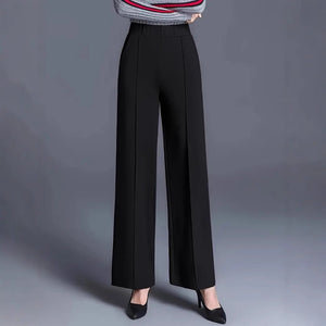 Pantalon Droit Femme Blanc - vue 1