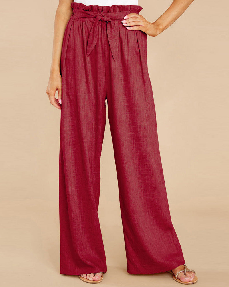 Pantalon Ample Femme Grande Taille Bleu Clair - vue 6