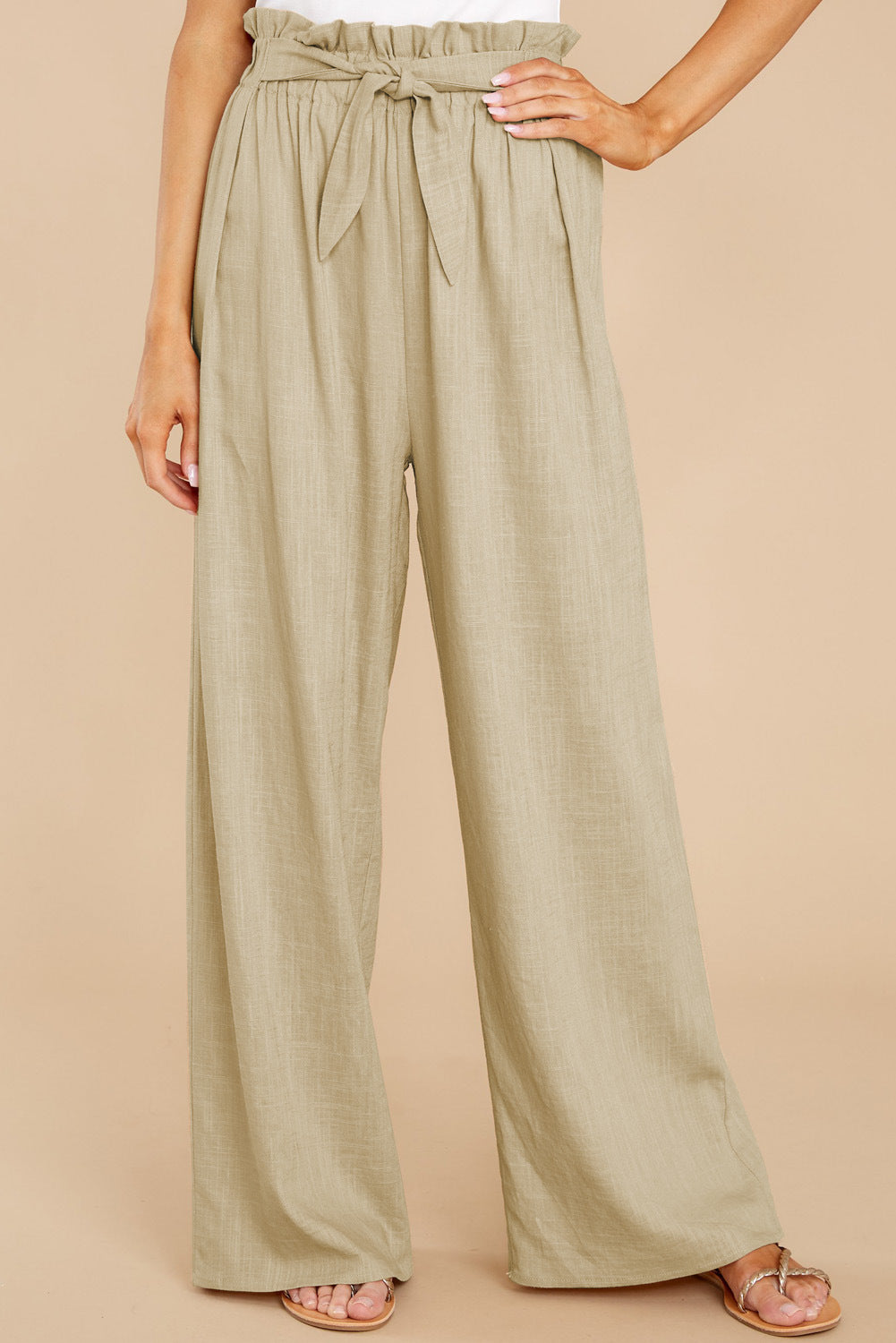 Pantalon Ample Femme Grande Taille Bleu Clair - vue 4