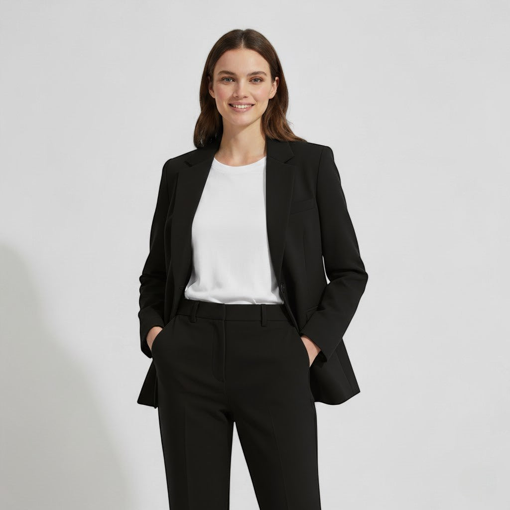 Ensemble Blazer et Pantalon Femme Beige - vue 1