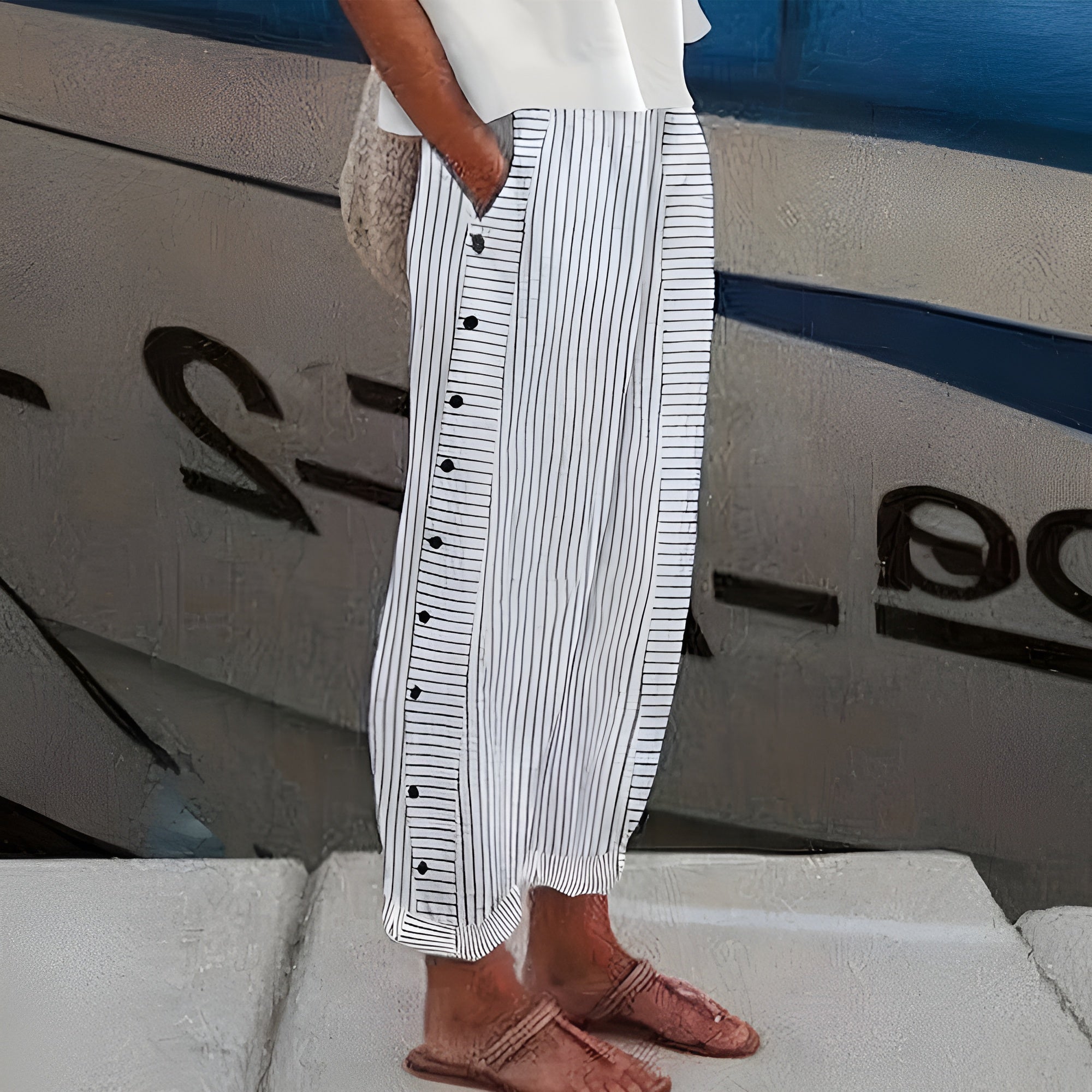 Dagny - Pantalon femme d'été élégant