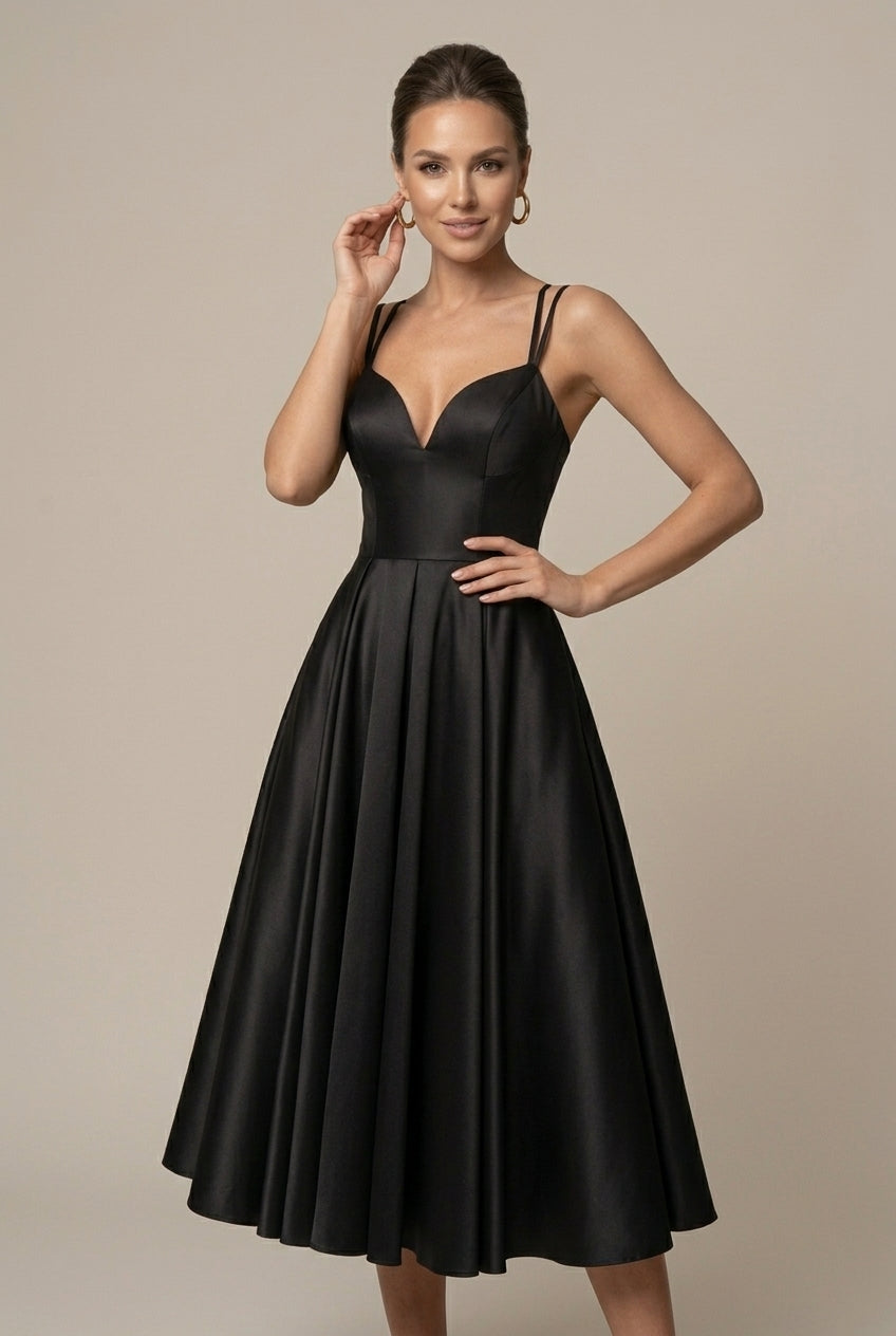 Robe Midi Femme Coupe A Blanc - vue 3