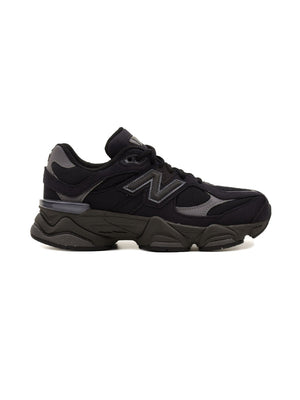 New Balance 9060 Black Castlerock Baskets Gris Foncé Noir Enfant - 1