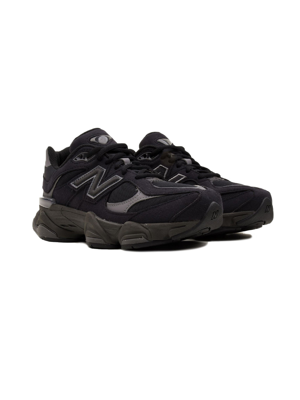 New Balance 9060 Black Castlerock Baskets Gris Foncé Noir Enfant - 2