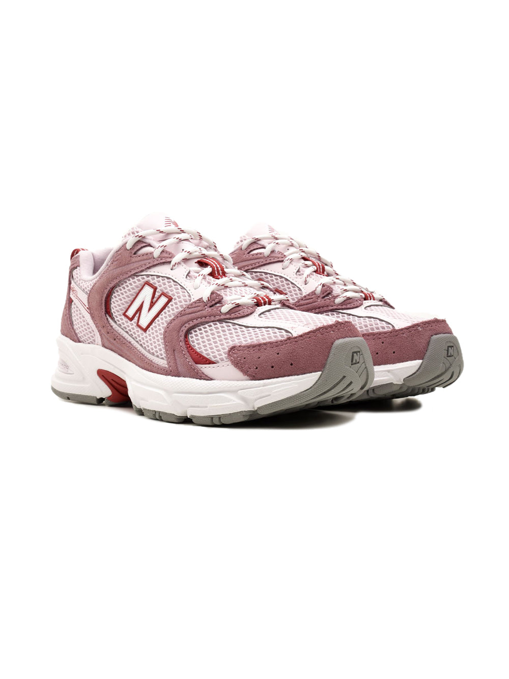 New Balance 530 Rosewood Pink Salt Shadow Red Baskets Rouge Rose Femme - 2