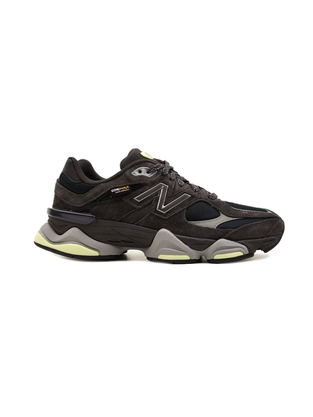 New Balance 9060 Black Cement Dry Lime Baskets Vert Noir Homme Femme - 1