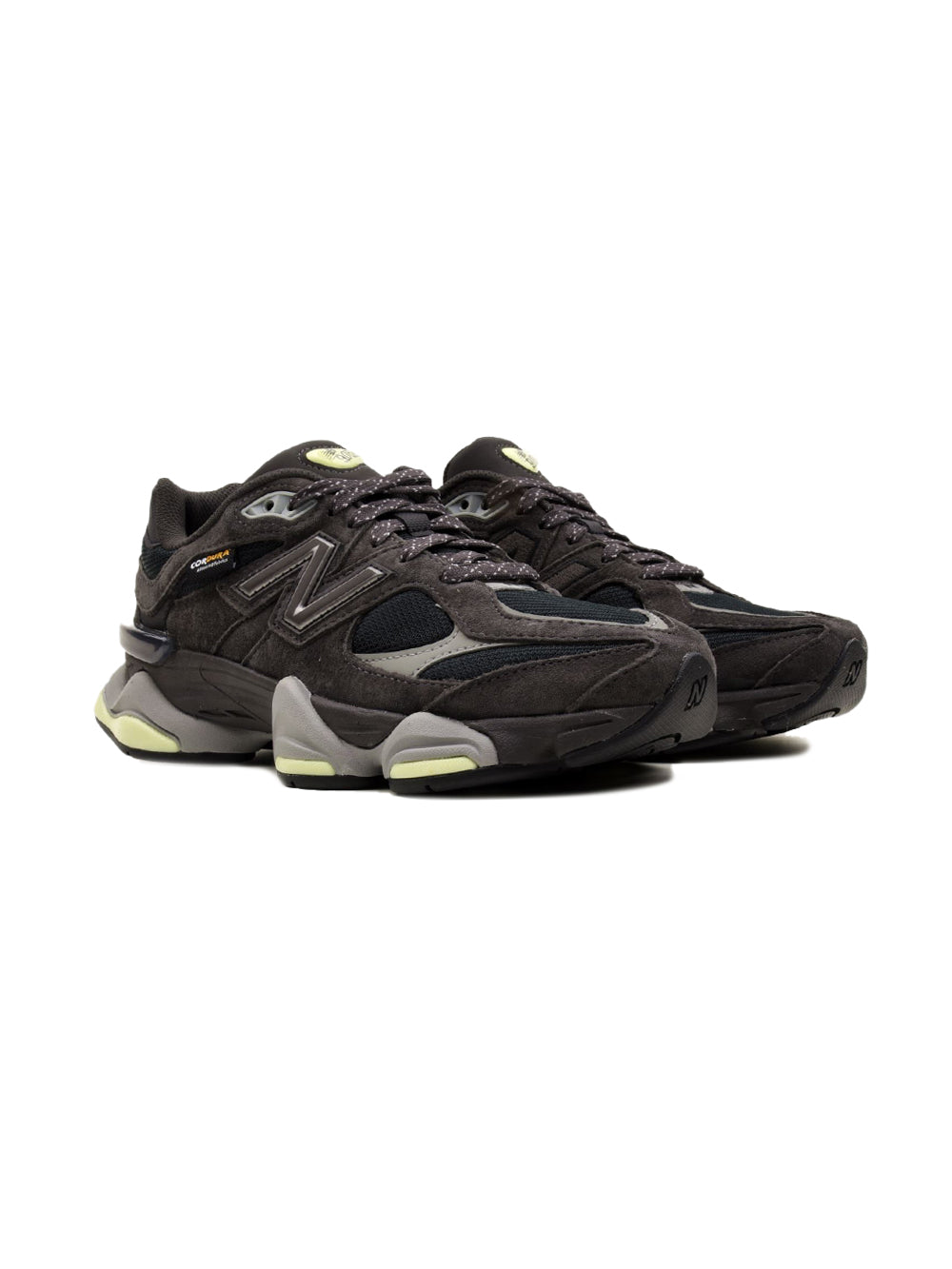New Balance 9060 Black Cement Dry Lime Baskets Vert Noir Homme Femme - 2