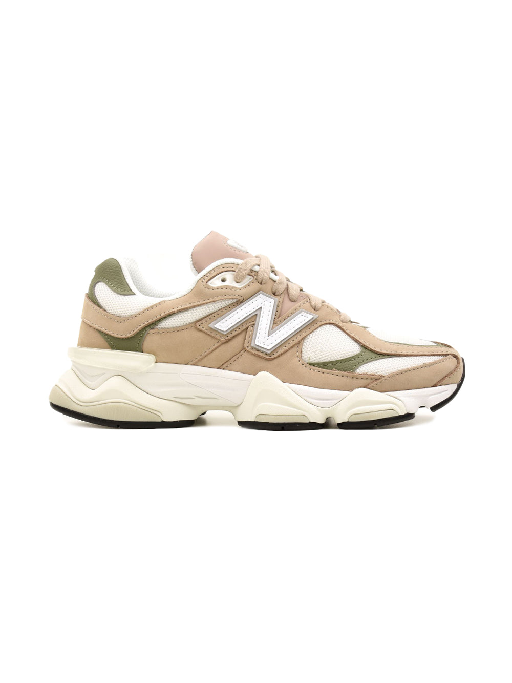New Balance 9060 Mindful Grey Dark Olivine Baskets Gris Homme Femme - 1