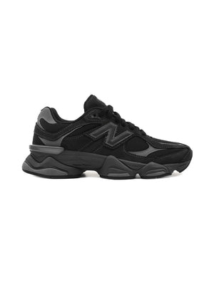 New Balance 9060 Black Castlerock Baskets Gris Foncé Noir Homme Femme - 1