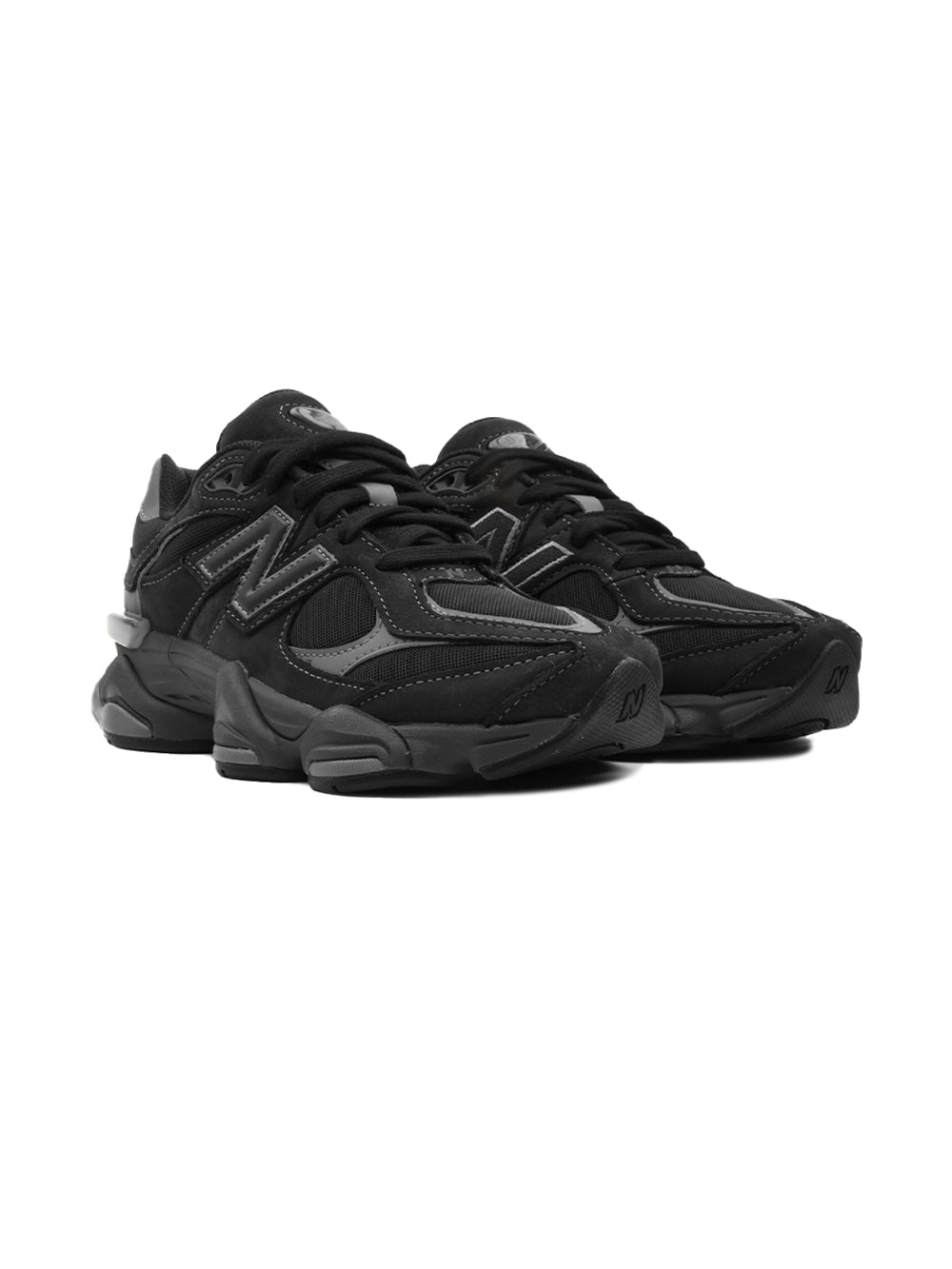 New Balance 9060 Black Castlerock Baskets Gris Foncé Noir Homme Femme - 2