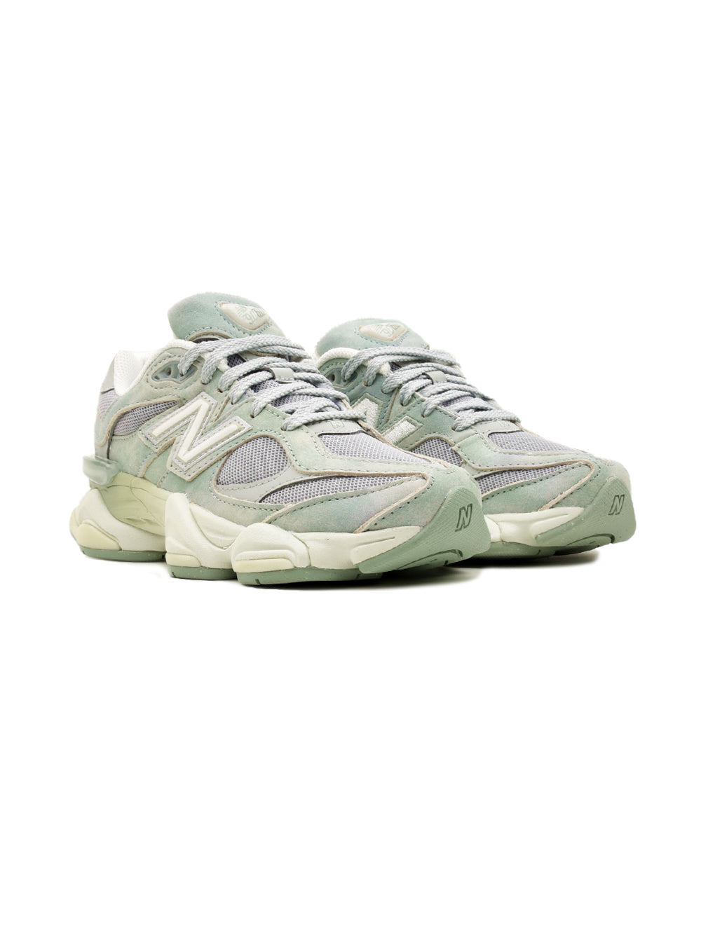 New Balance 9060 Mosaic Green Baskets Vert Homme Femme - 2