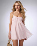 Robe Mini Bretelles | Robe Décolleté Cœur