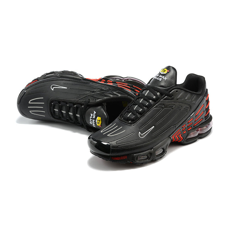 Nike Air Max Plus 3 Black Red Baskets Noir Rouge Homme Femme - 2