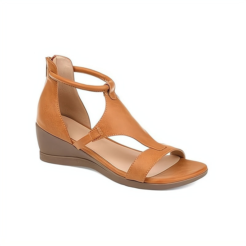 Sandales Compensées Femme Marron - vue 11